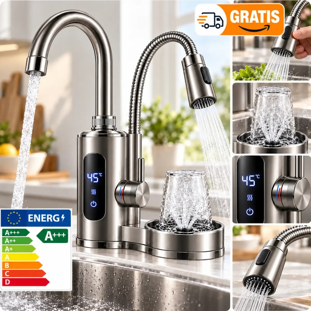 ThermoTap Kit mit Erhitzer und Edelstahl-Rinser